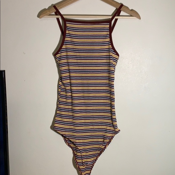Tops - Striped, tank top one piece